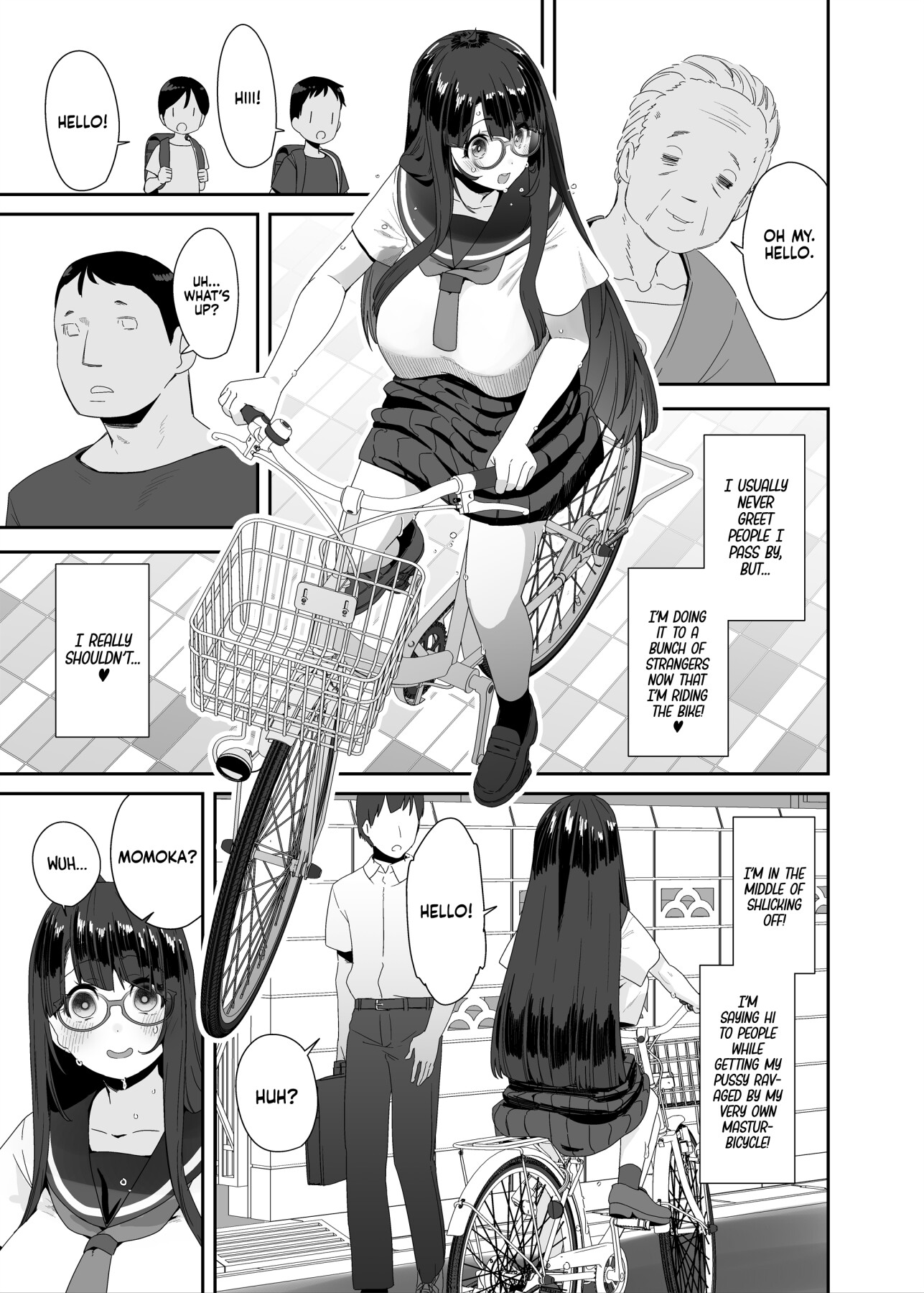 Hentai Manga Comic-The Slutty, Stacked Middle Schooler Who Gets Off on her Bike-Read-11